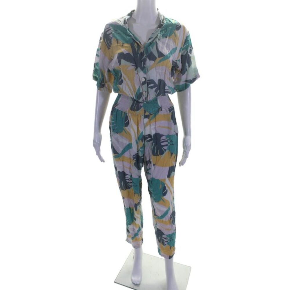 Paradised Womens Scottie Jumpsuit Green Size 4 15619271